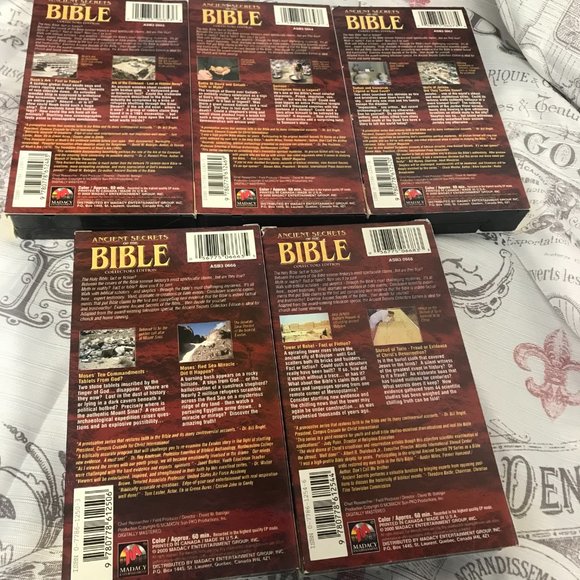 5 VHS set Ancient secrets of the bible Collectors edition - Picture 7 of 8